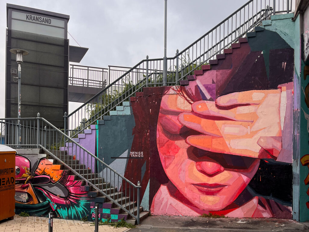 Wandbild von Nense Gómez a.k.a. Nense Tango beim Meeting of Styles 2025 in Wiesbaden (Mainz-Kastel)