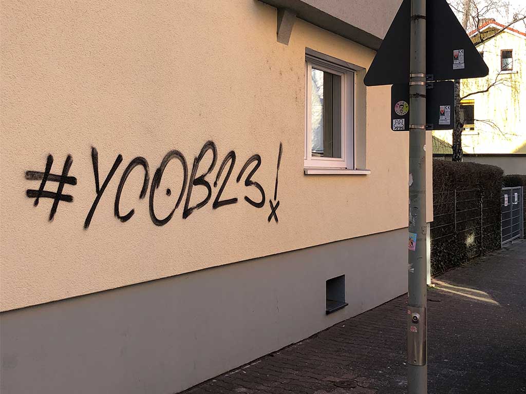 OB-Wahlkampf im öffentlichen Raum (#YCOB23)