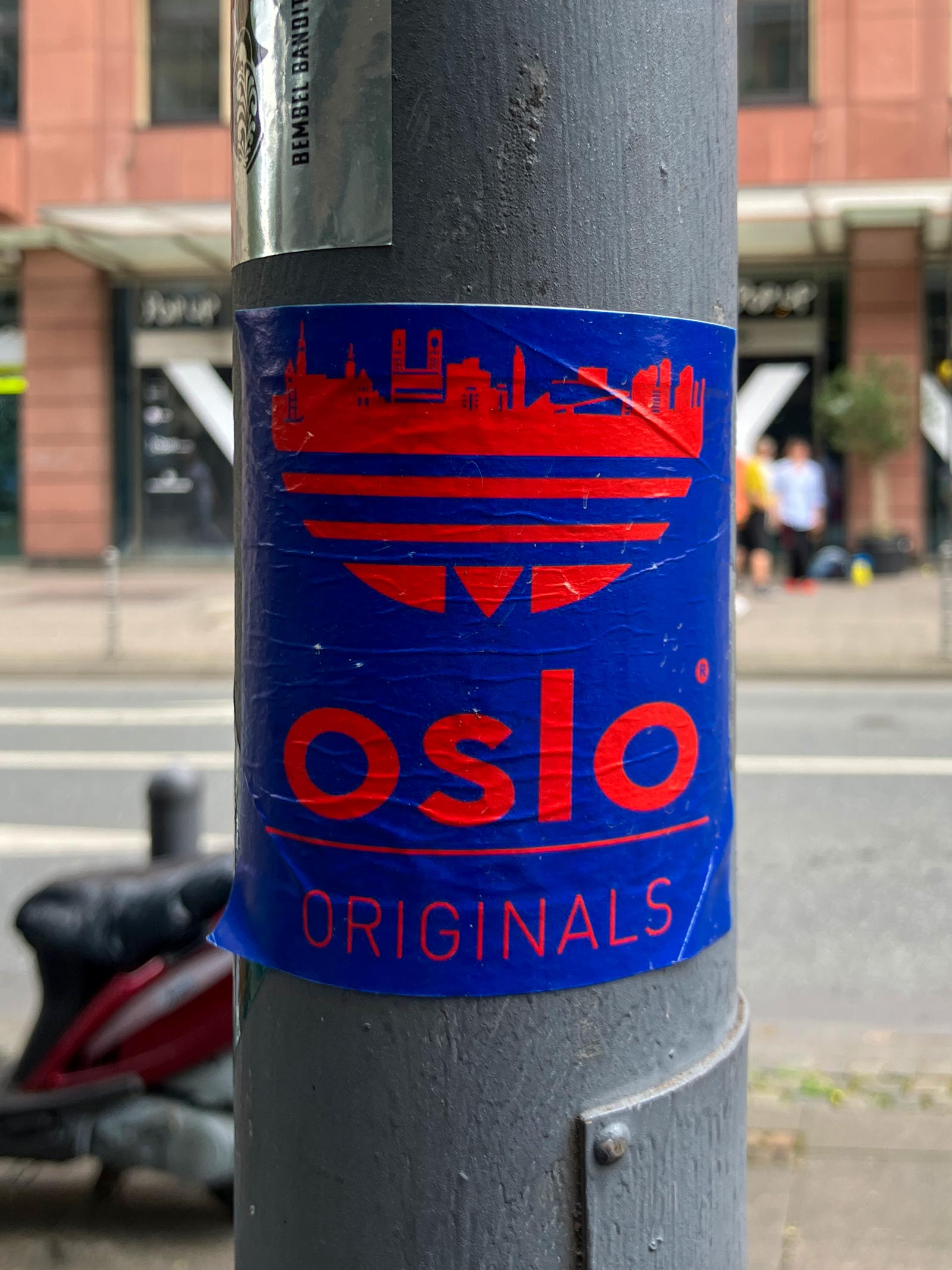 Oslo Originals - Adidas Rebranding Logo Aufkleber