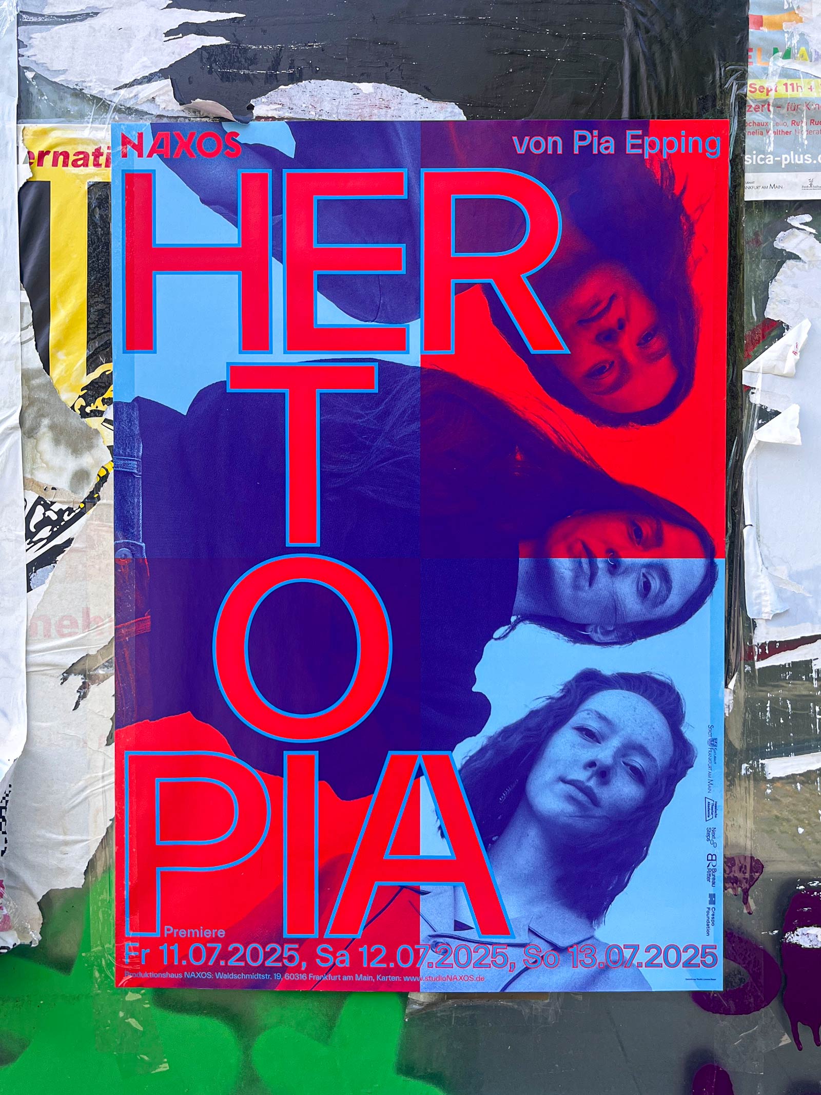 Plakatdesign in Frankfurt: Naxos – Hertopia