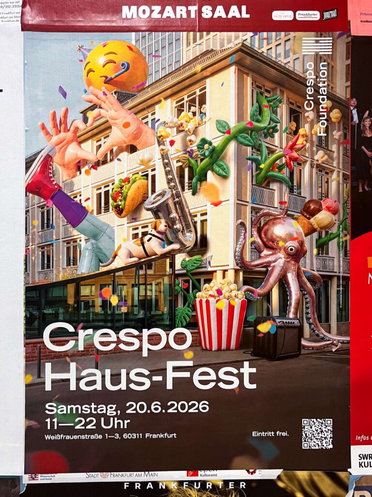 Plakat-Design/Plakatgestaltungen in Frankfurt: Crespo Haus-Fest