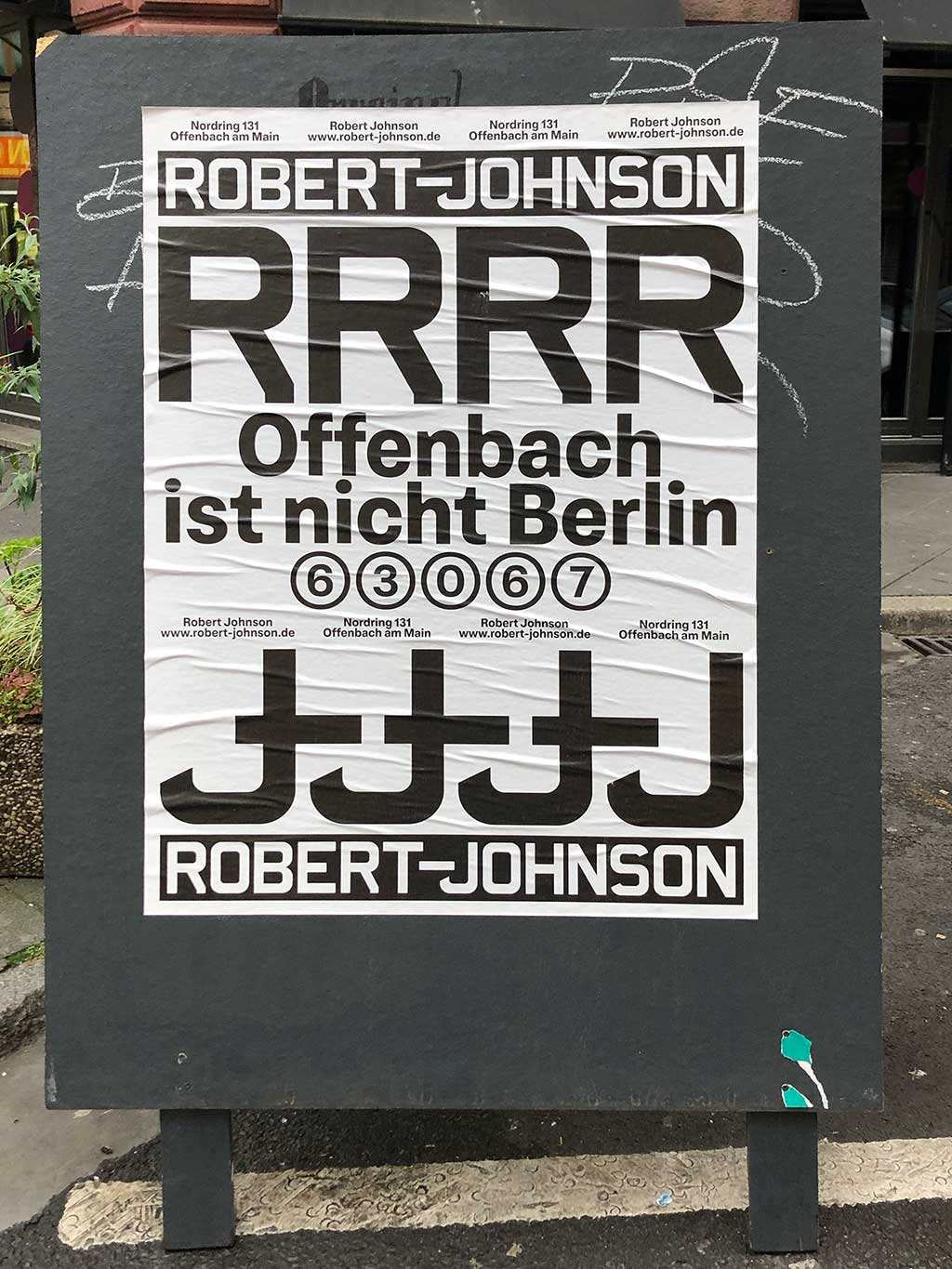 Plakatdesign in Frankfurt - Robert Johnson