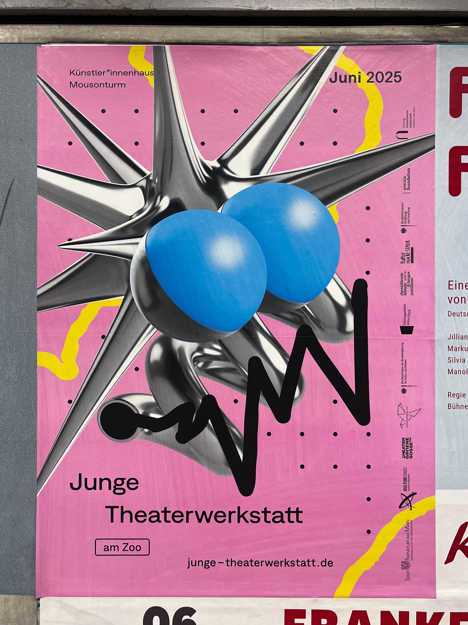 Plakat-Design Frankfurt: Junge Thetaerwerkstatt am Zoo