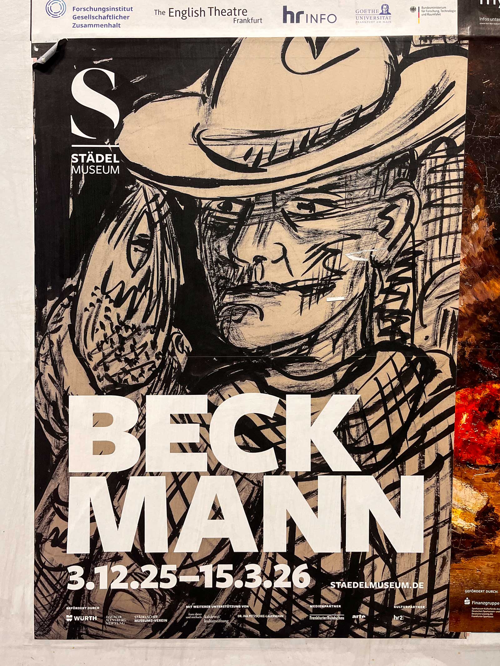 Plakatgestaltung Frankfurt: Städel Museum – Beckmann