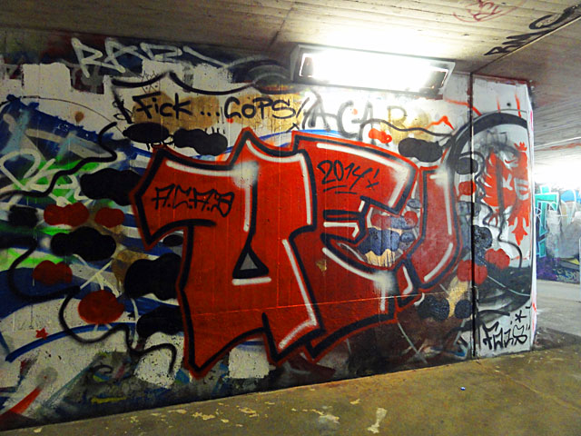Ratswegkreisel-Graffiti