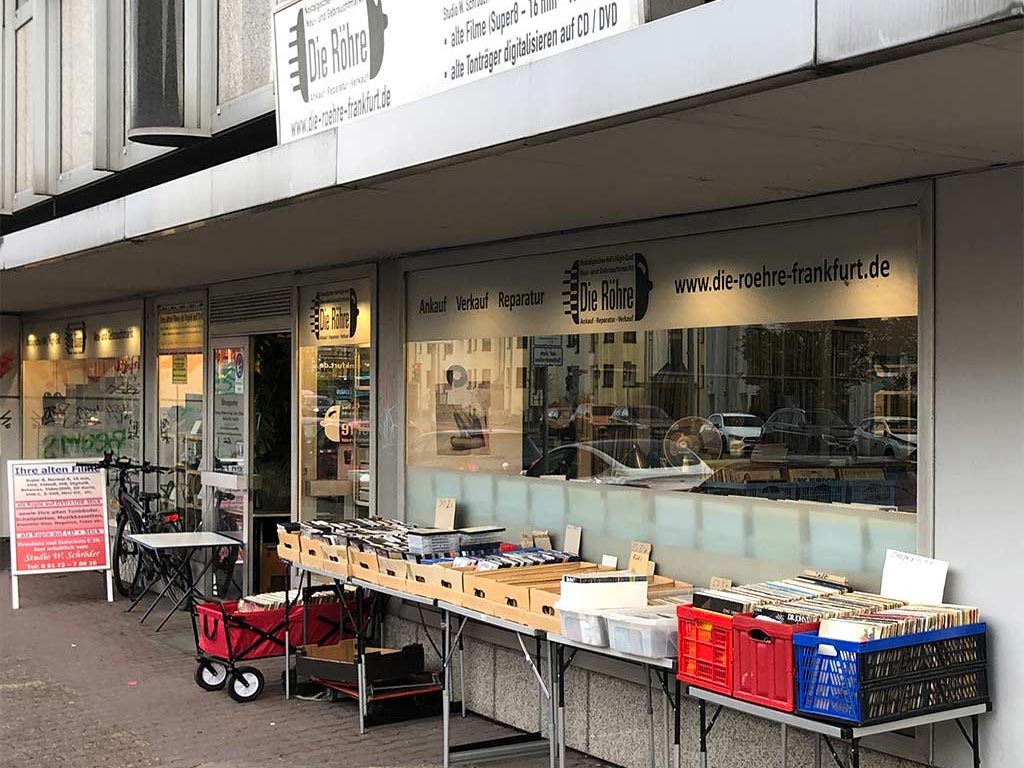 Schallplatten kaufen in Frankfurt bei Die Röhre in Sachsenhausen