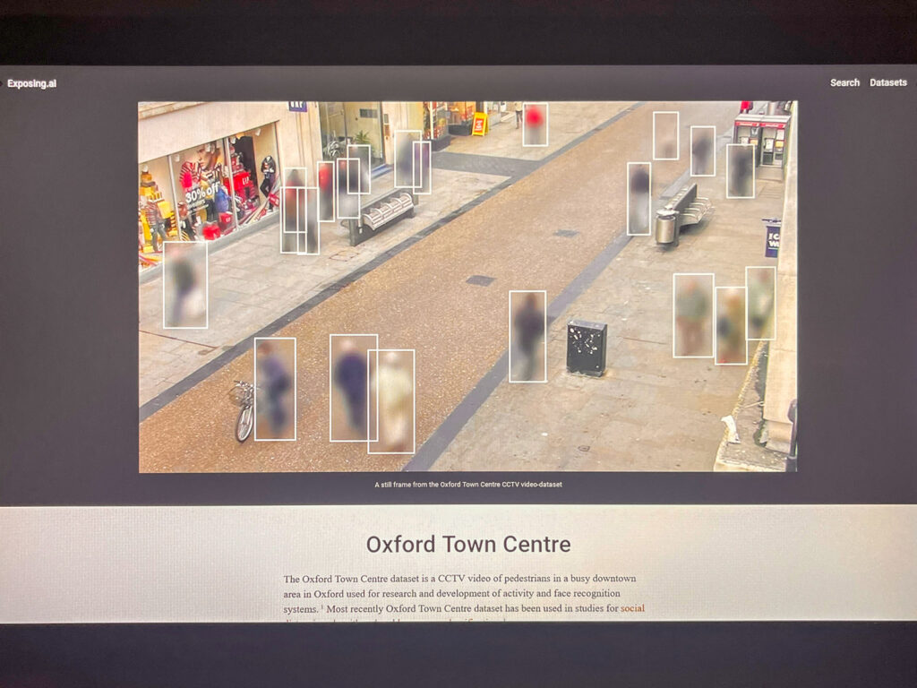 Schirn Kunsthalle Frankfurt. The World Through AI – Adam Harvey – Exposing AI