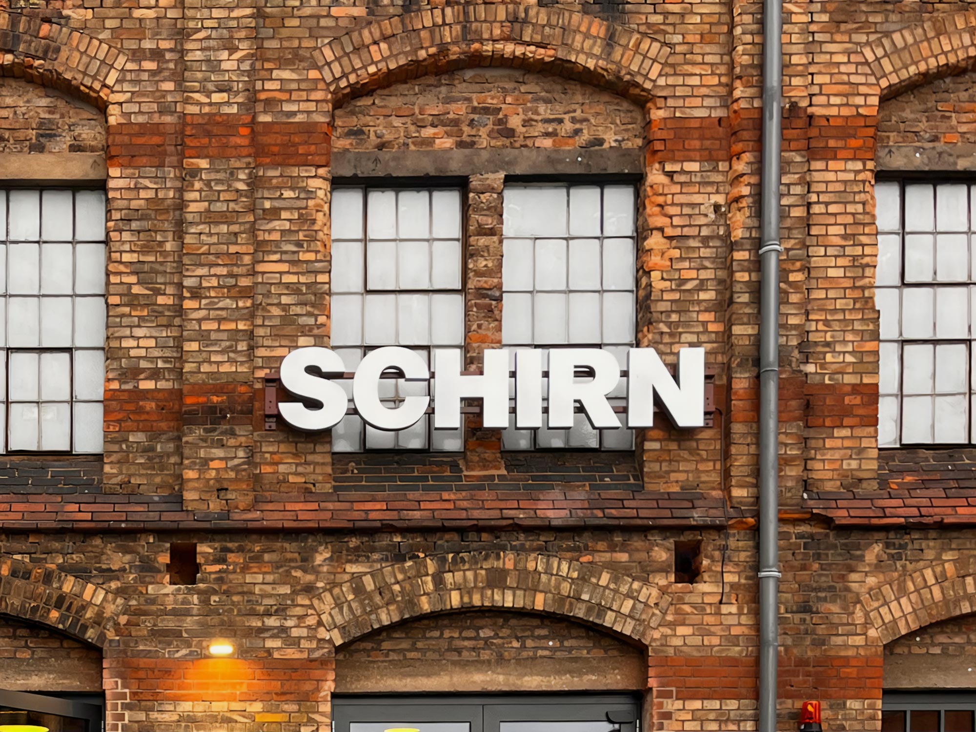 Schirn Kunsthalle in der ehemaligen Dondorf Druckerei in Frankfurt Bockenheim