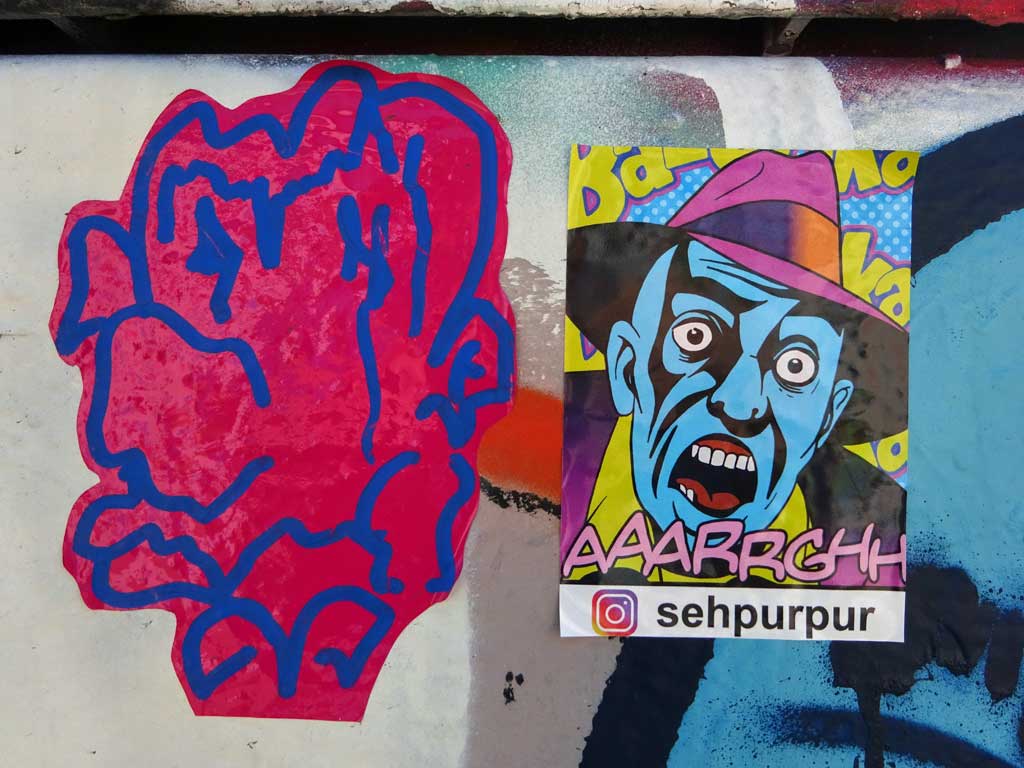 Sehpurpur-Aufkleber