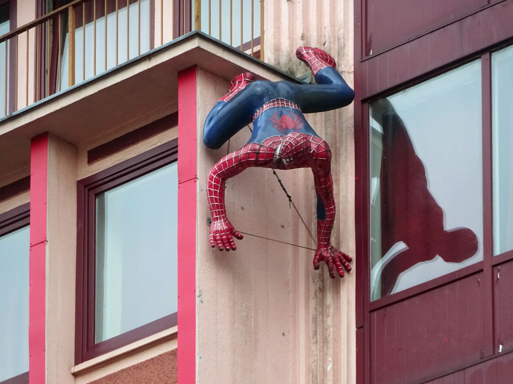 Spiderman in Frankfurt