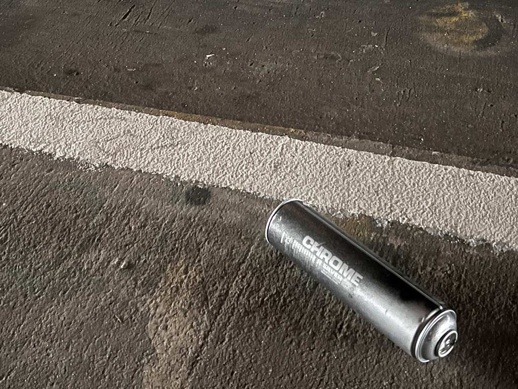 Sprühdosenmüll am Ratswegkreisel