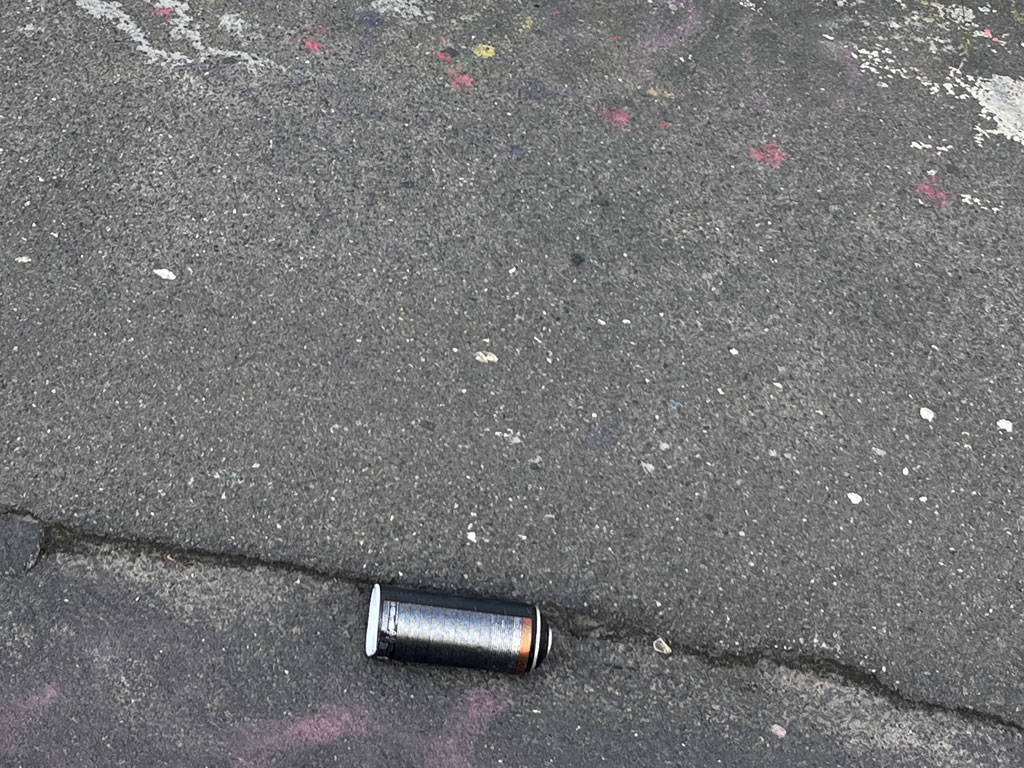 Sprühdosenmüll am Ratswegkreisel