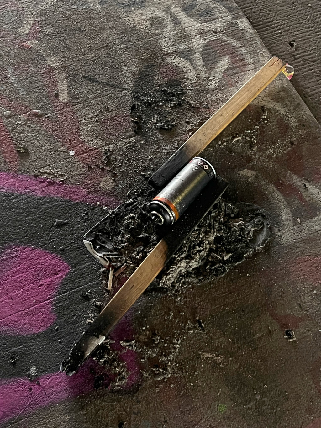 Sprühdosenmüll am Ratswegkreisel