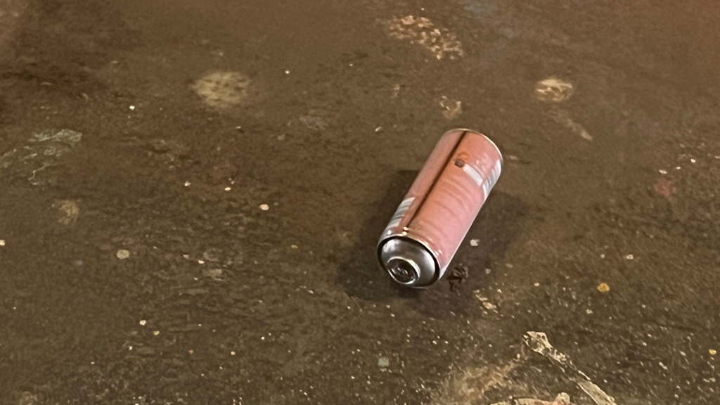 Sprühdosenmüll am Ratswegkreisel