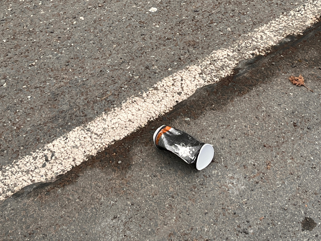 Sprühdosenmüll am Ratswegkreisel