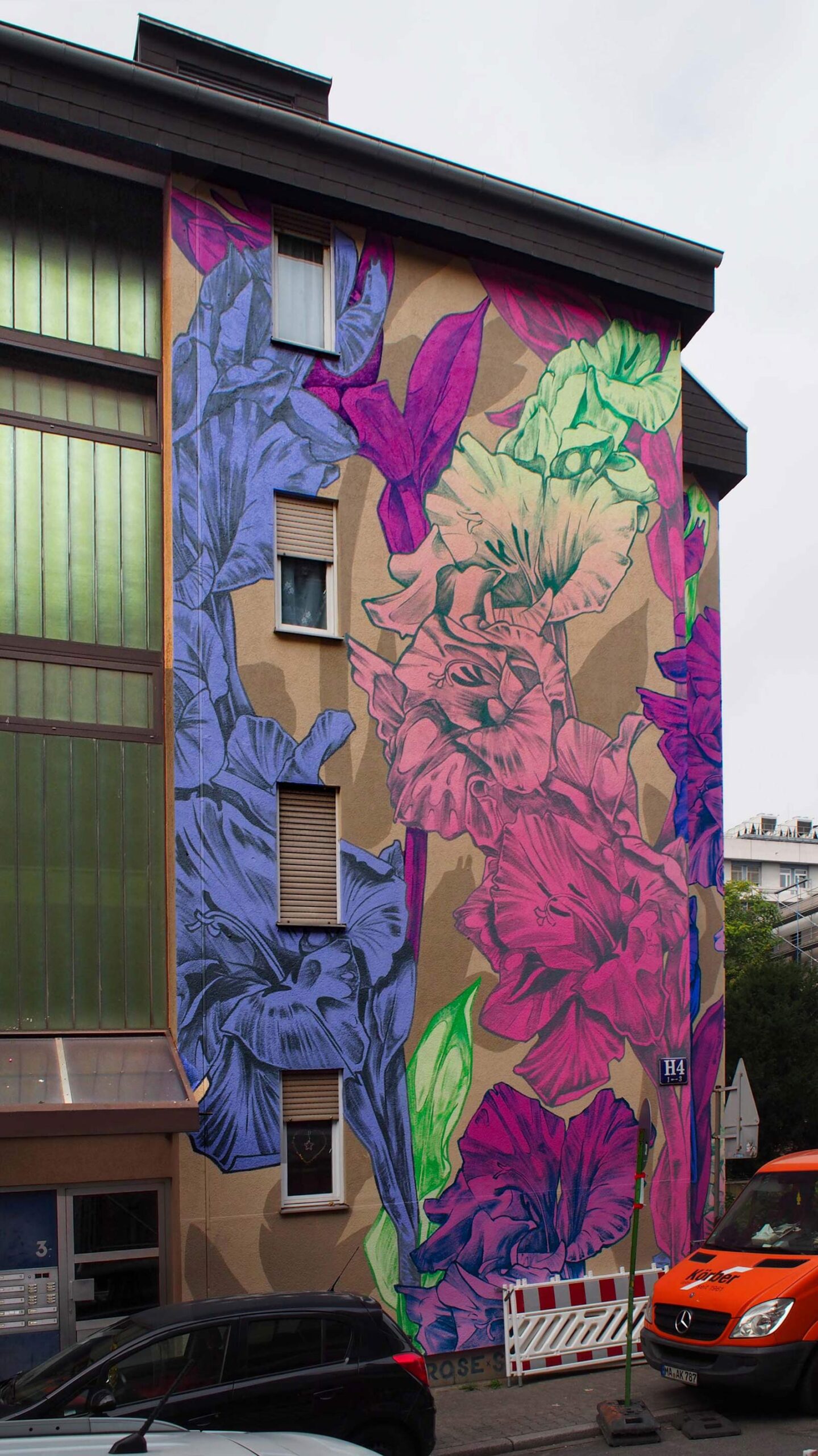 Stadt Wand Kunst – Mural in Mannheim von George Rose