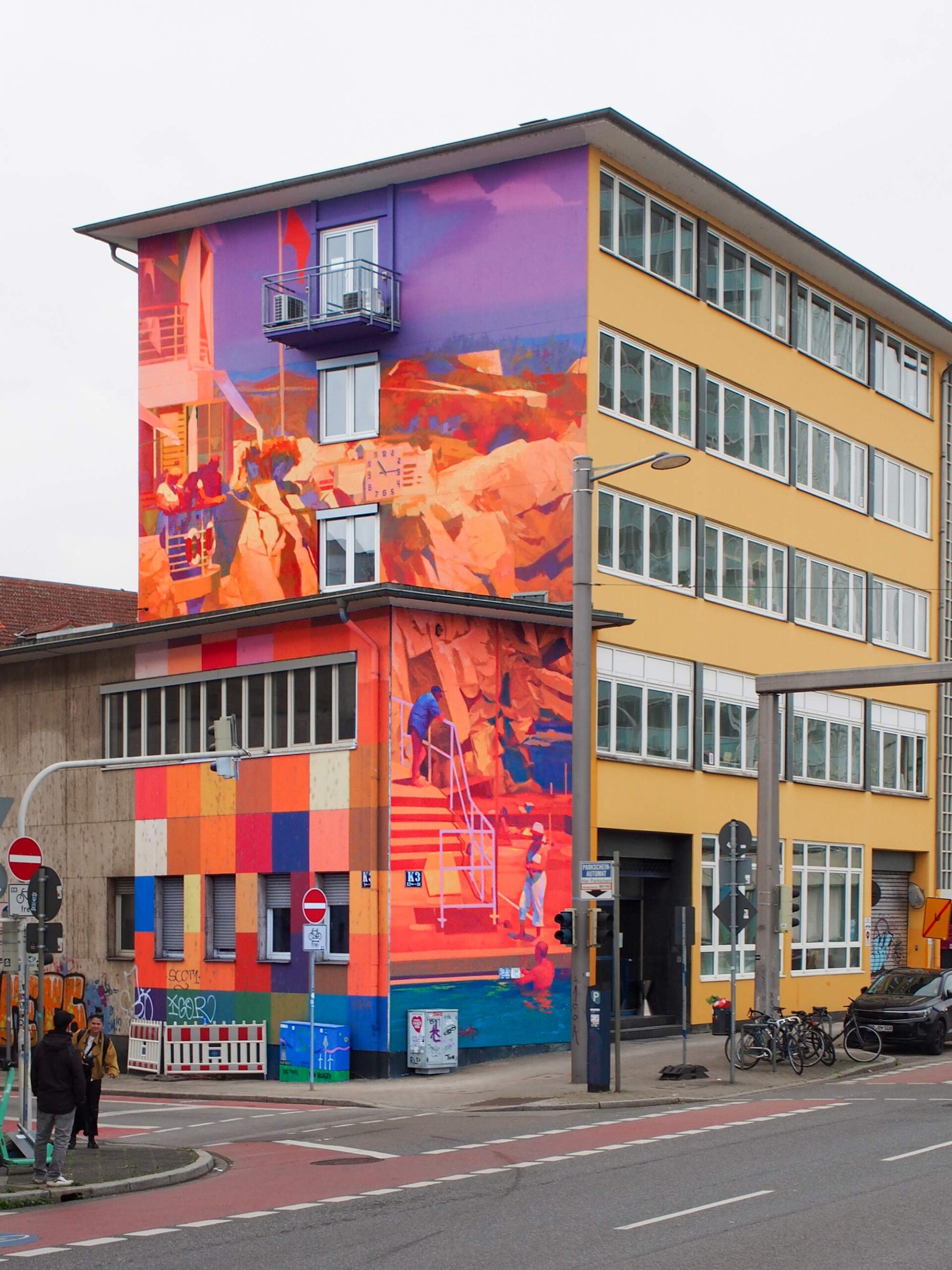 Stadt Wand Kunst – Mural in Mannheim von Zoer
