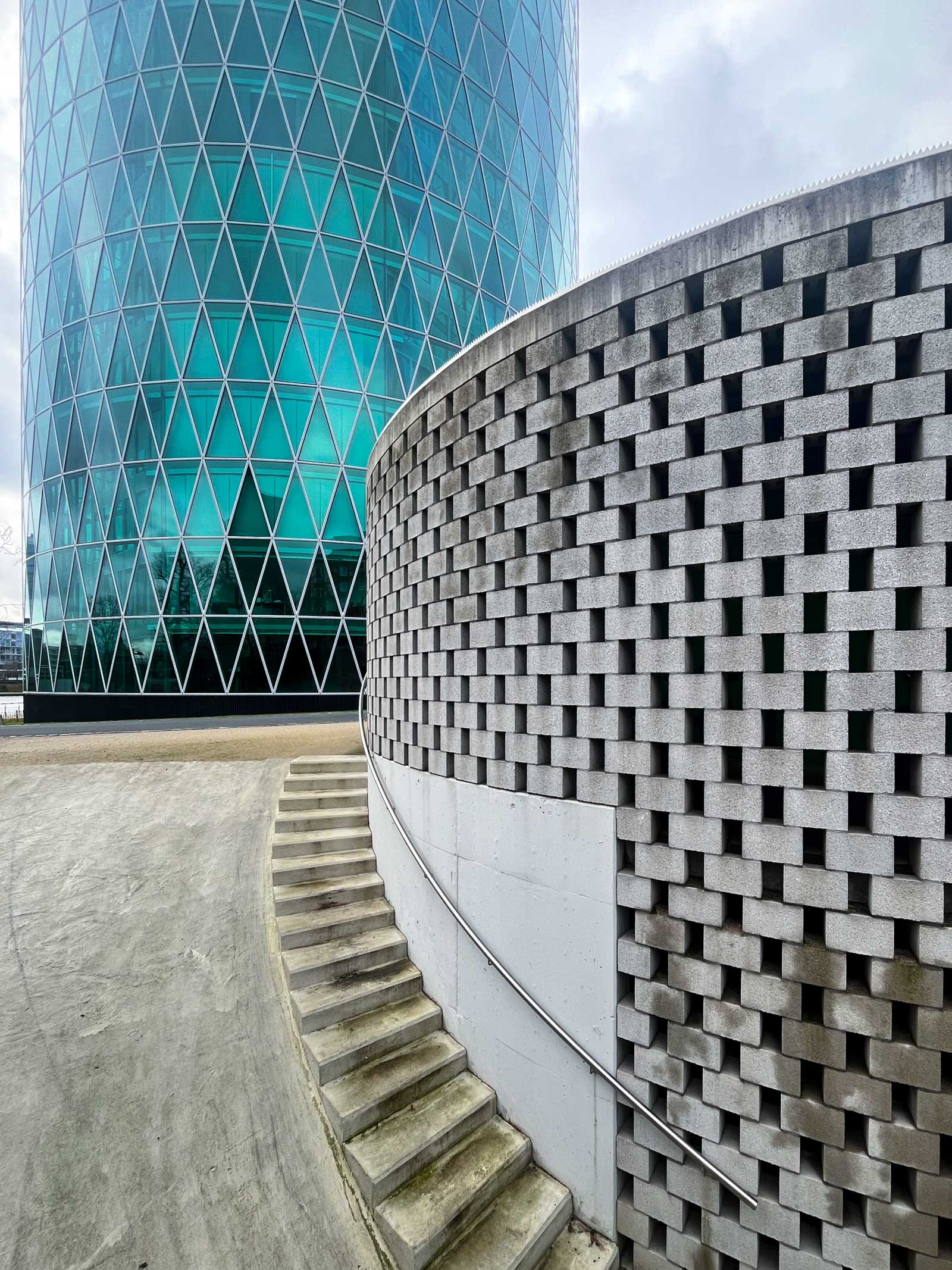 Westhafen-Tower in Frankfurt am Main
