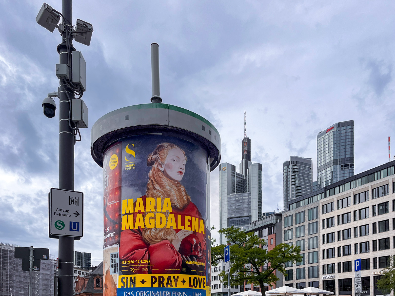 Plakatdesign in Frankfurt: Städel Museum – Maria Magdalena