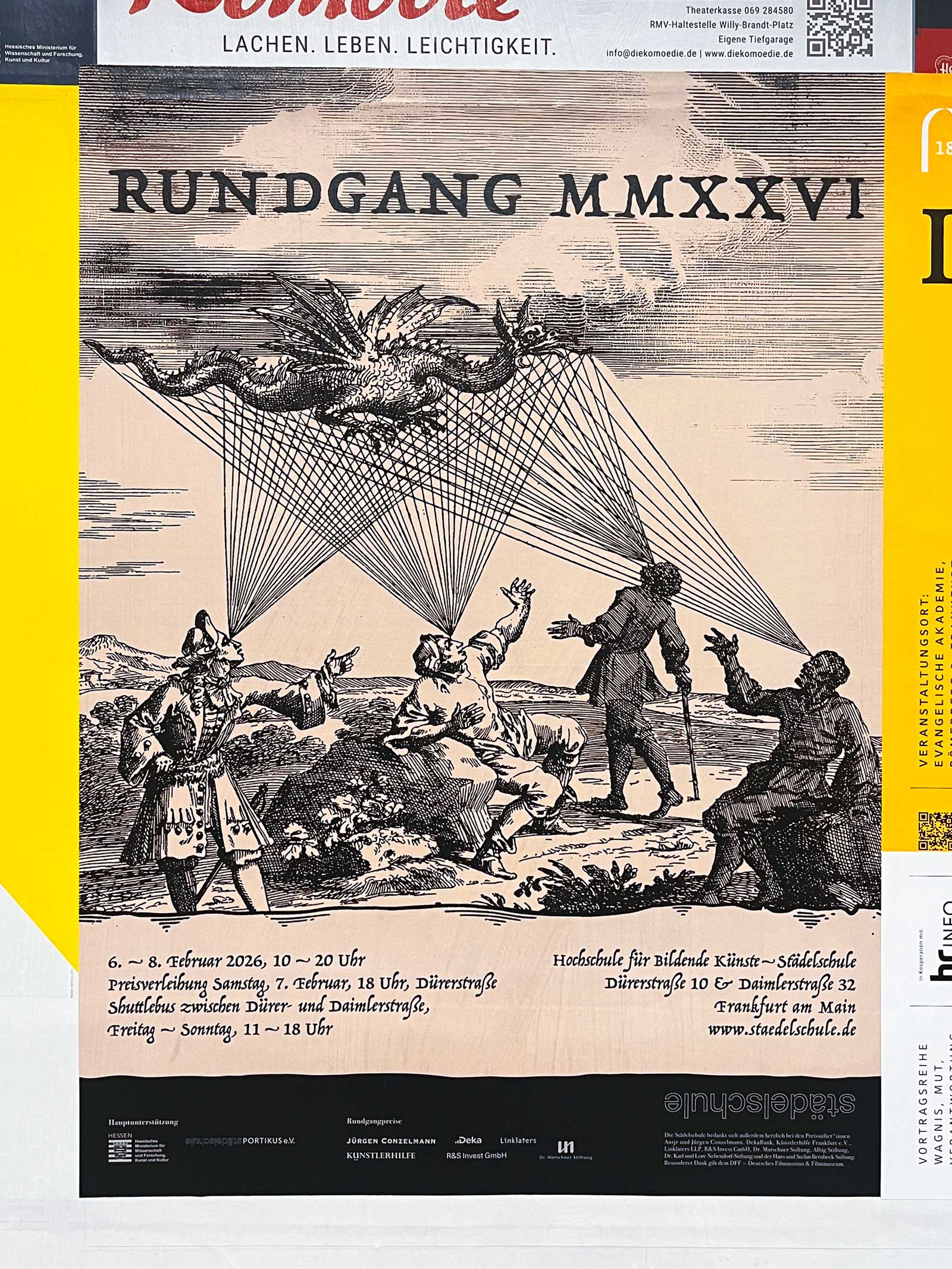 Plakat Design / Gestaltung in Frankfurt: Städelschule Rundgang 2026