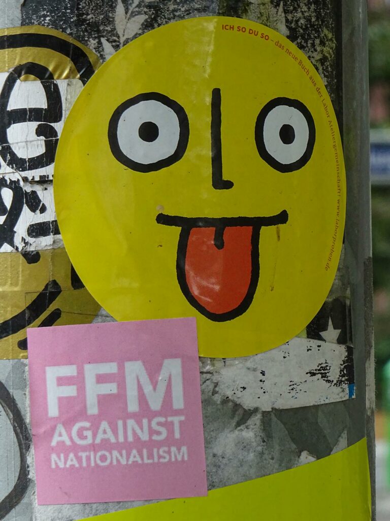 Sticker Art: FFM against Nationalism
