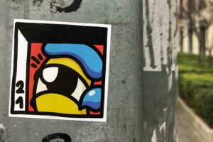 Sticker-Art Frankfurt - Januar bis April 2022