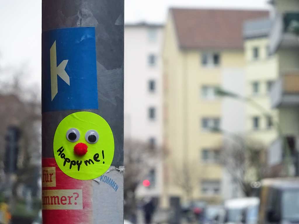 Sticker Art - Happy me!