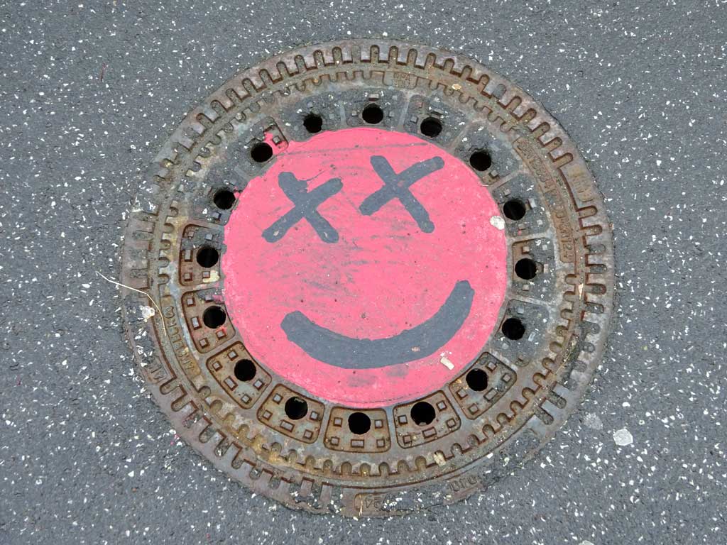 Gulldeckel-Smiley in Frankfurt