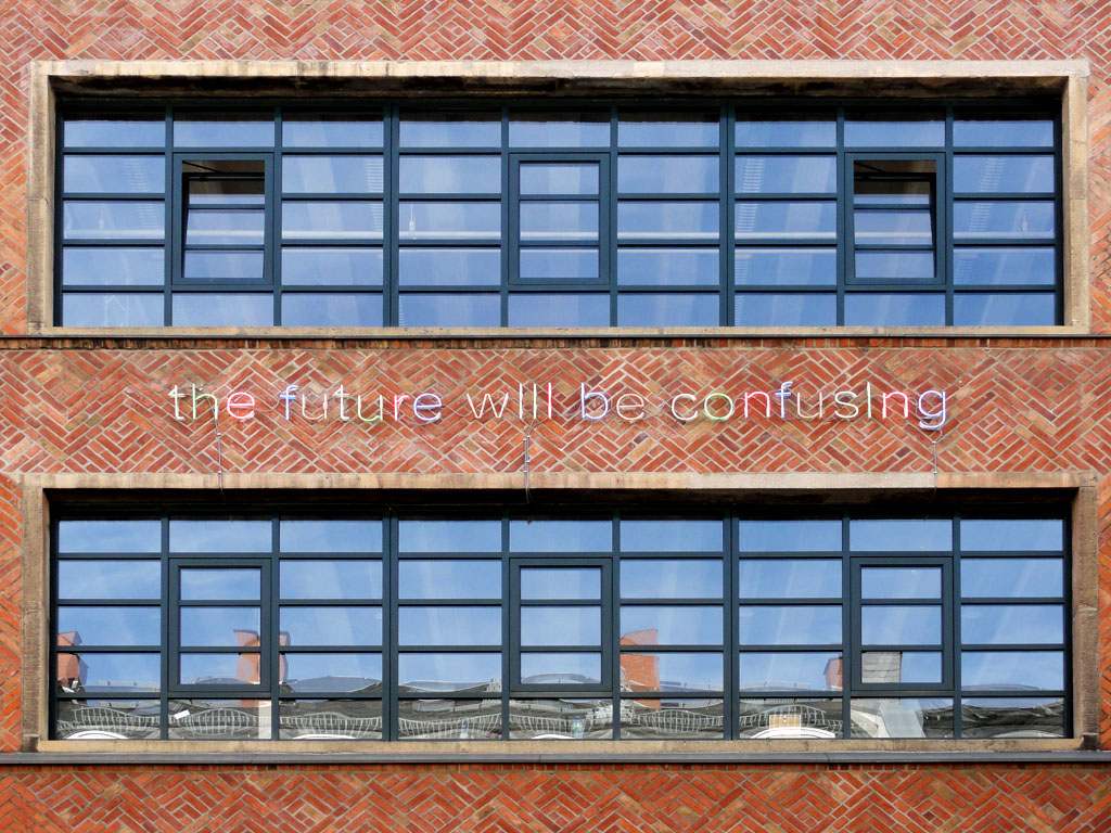 the future will be confusing am Mousonturm in Frankfurt