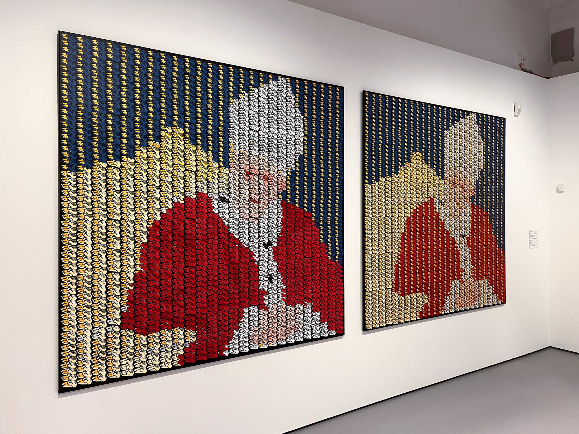 Thomas Bayrles Papst-Bilder in der Schirn-Ausstellung in Frankfurt