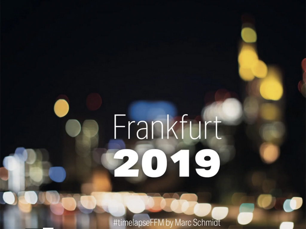 #timelapseFFM - Tischkalender Frankfurt 2019