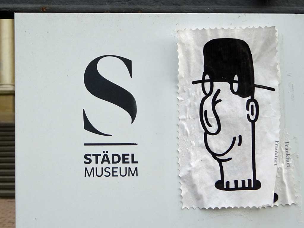 Aufkleber von Treppe 1.OG beim Städel