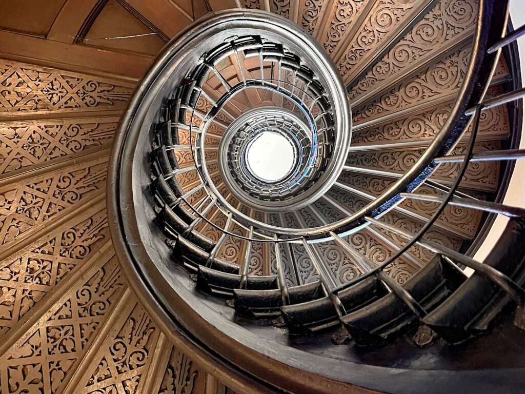 Treppenhaus im Sammlermuseum des Historischen Museum Frankfurt