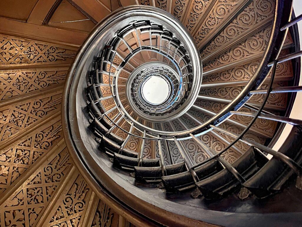 Treppenhaus im Sammlermuseum des Historischen Museum Frankfurt