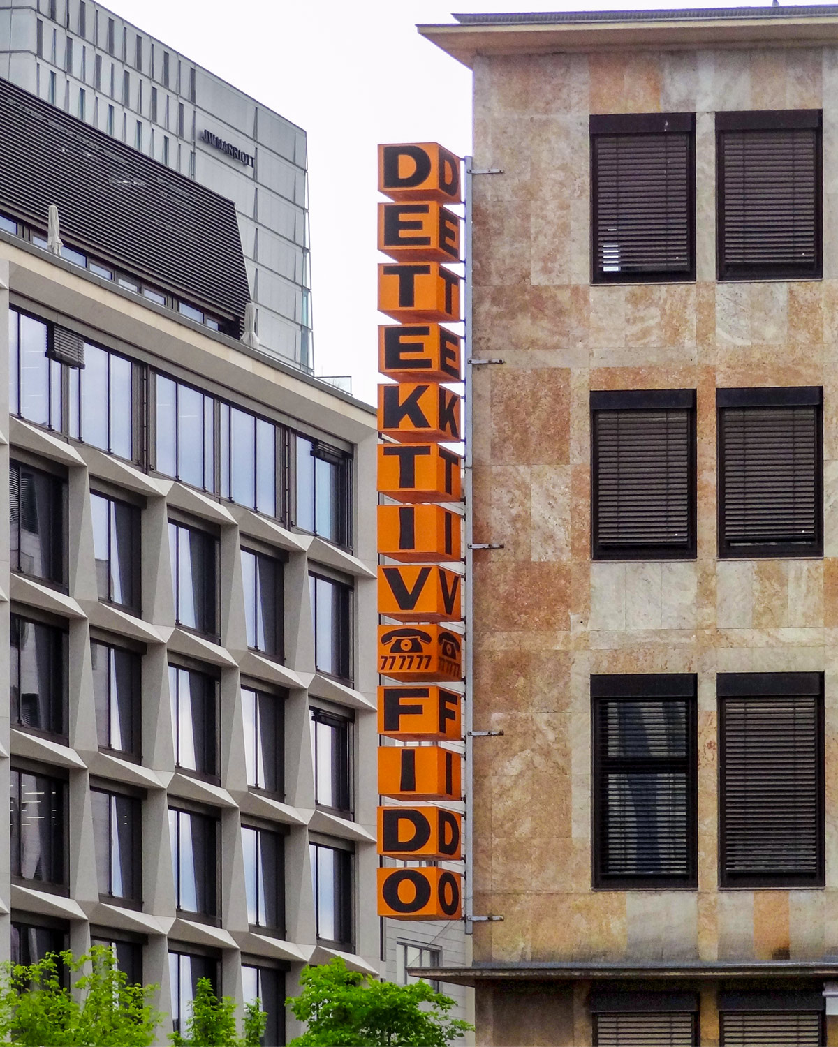 Typografie Frankfurt – Detektiv Fido