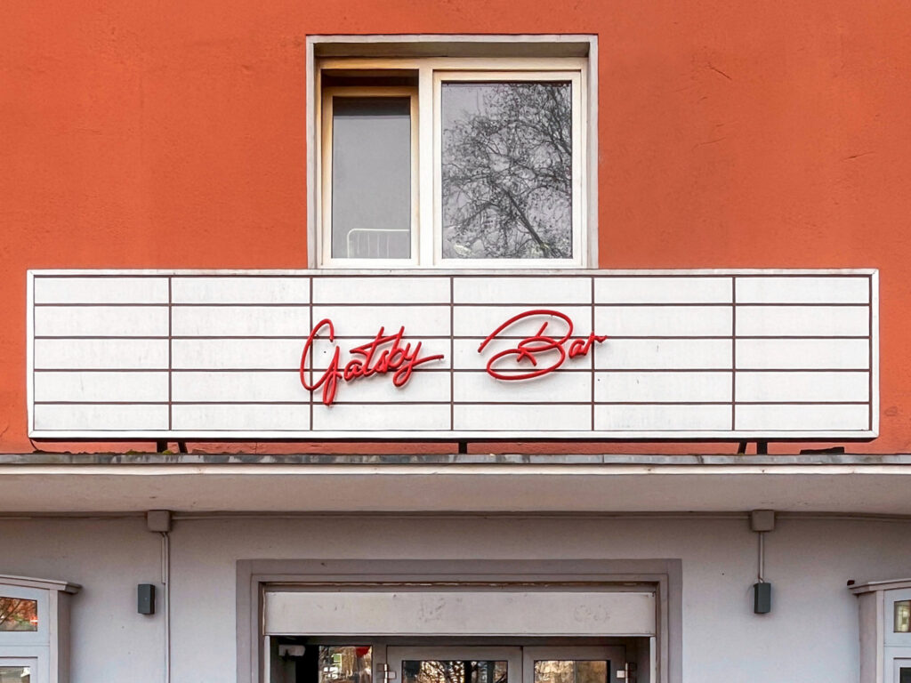 Typografie in Frankfurt – Gatsby Bar