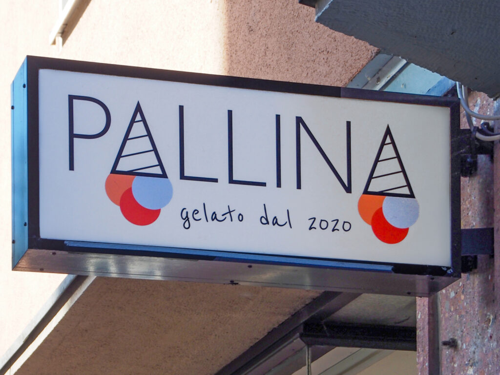 Typografie in Frankfurt – Pallina