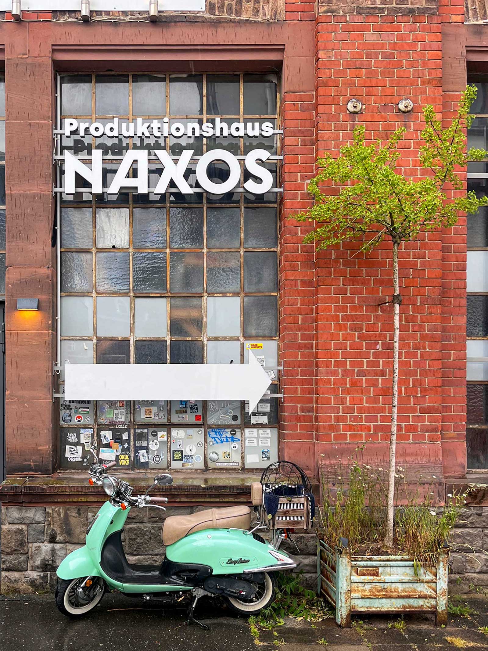 Typografie in Frankfurt - Produktionshaus Naxos