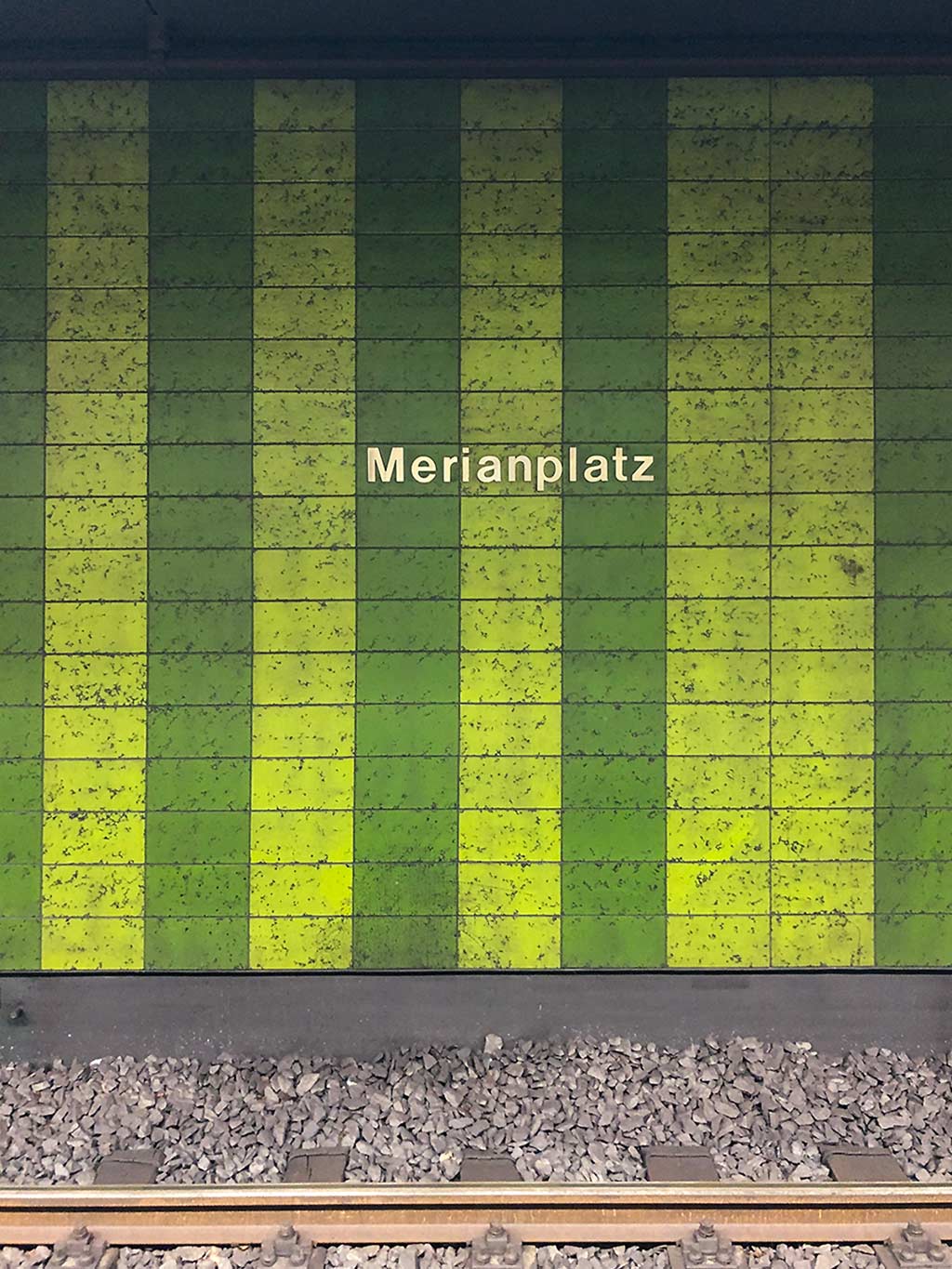 U-Bahn-Station Merianplatz richtig geschrieben