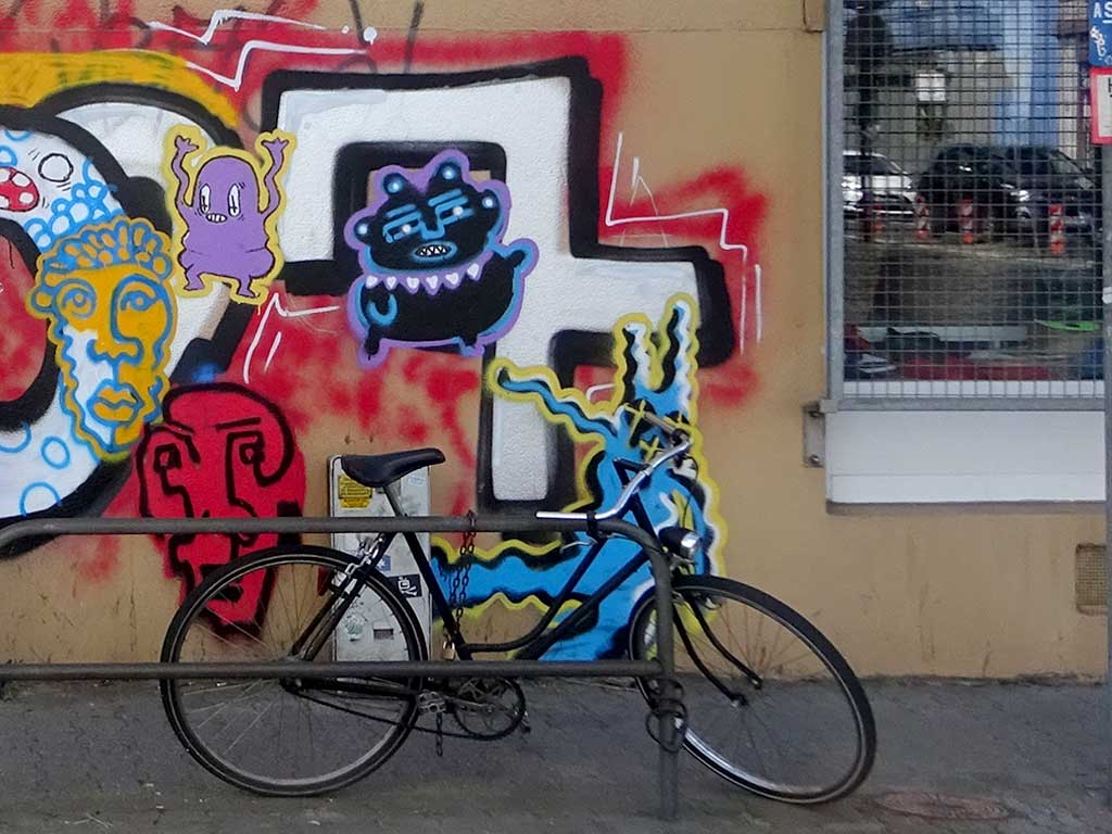 Ungewöhnlicher Umgang mit ungeliebten Graffiti