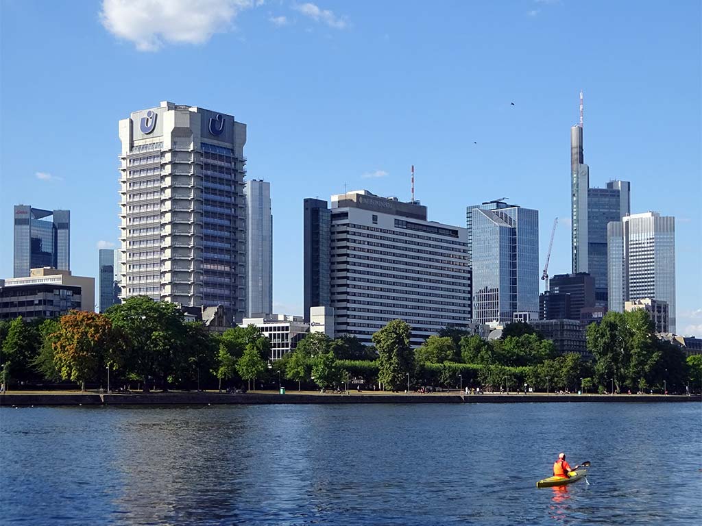 UNion-Investment-Hochhaus und Intercontinental Hotel in Frankfurt am Main