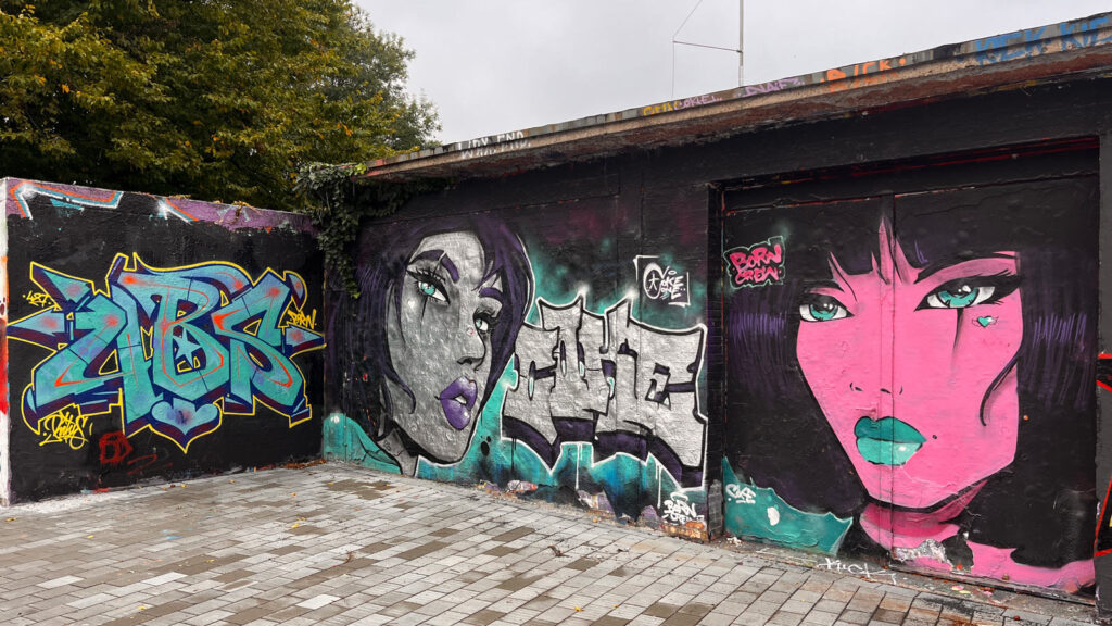 Urban Art am Freibad in Bad Vilbel 2025