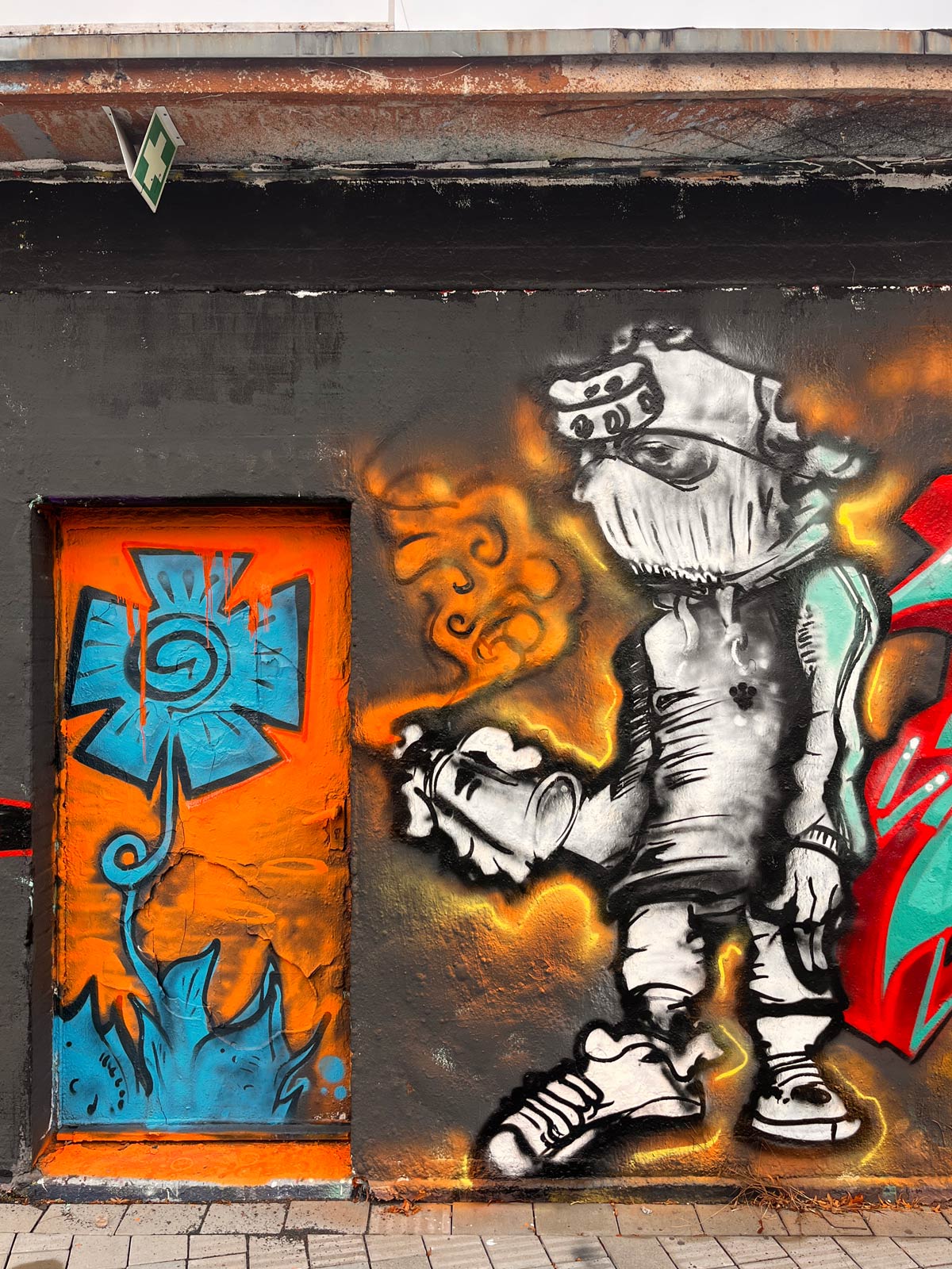 Urban Art am Freibad in Bad Vilbel 2025