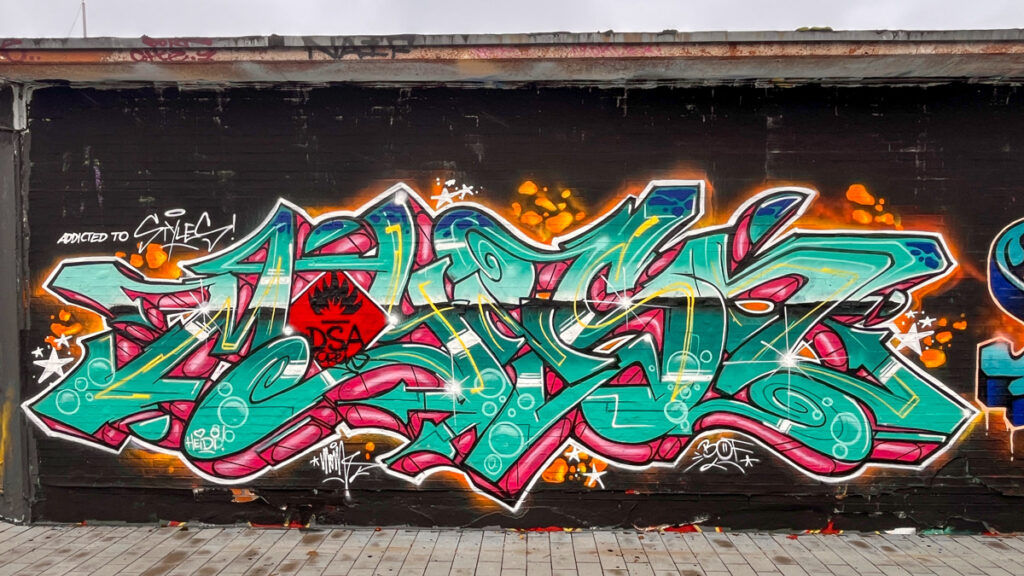 Urban Art am Freibad in Bad Vilbel 2025