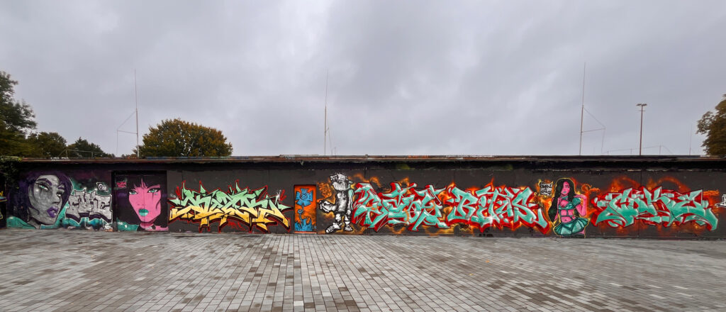 Urban Art am Freibad in Bad Vilbel 2025