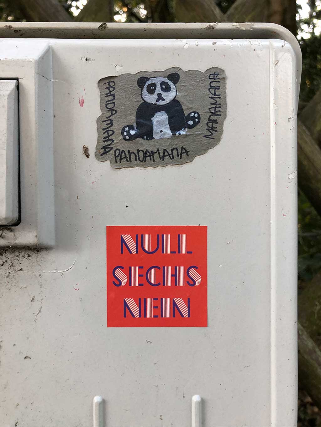 Urban Art Frankfurt - Pandamana, Null Sechs Nein