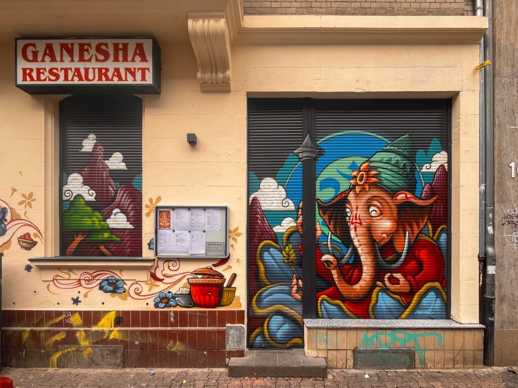 Urban Art Frankfurt – Ganesha Restaurant