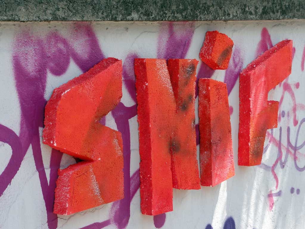 Street-Art mit Styopor von SNIF