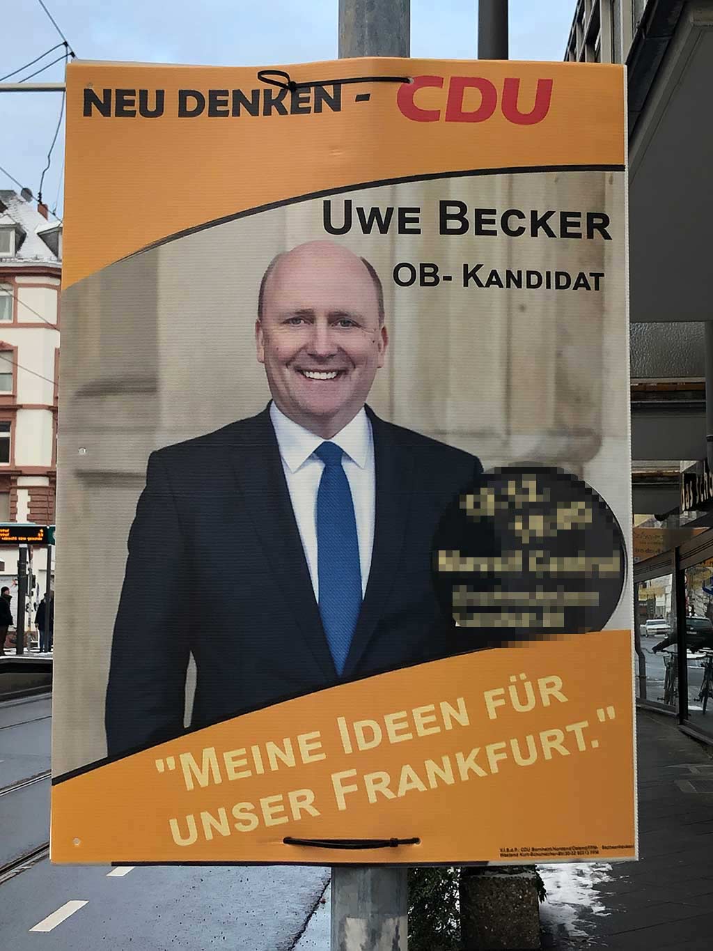 Uwe Becker Plakate in Frankfurt