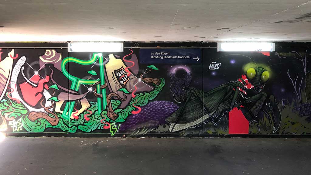 Walldorf Jam 2020- Graffitikunst in der Bahnunterführung